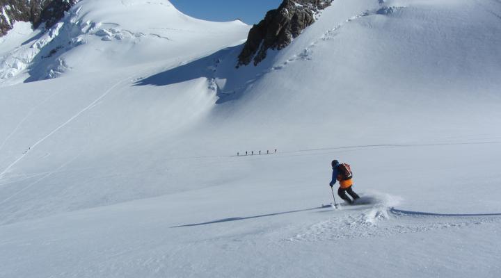 Ski de randonnée dans le massif du Mont Rose - Pyramide Vincent