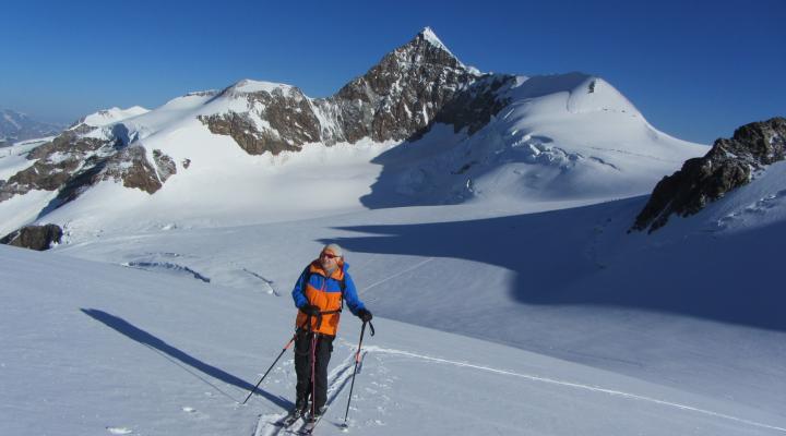 Ski de randonnée dans le massif du Mont Rose - Pyramide Vincent
