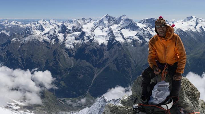Il est 11h et bien temps de manger un morceau... car la descente est encore bien longue (3100m de dénivelé jusqu'à Randa.