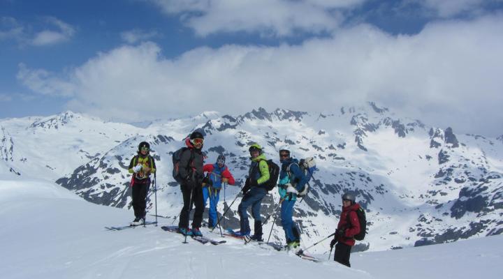 Ski de randonnée en Vanoise l' Arête de Montséti