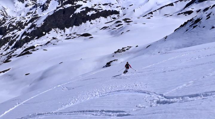 Vers les arêtes de Montsetti