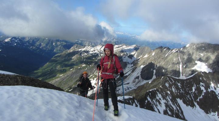 Dôme des Glaciers par l'arête des Lanchettes