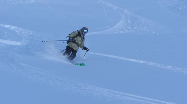 Hors piste au départ des Arcs