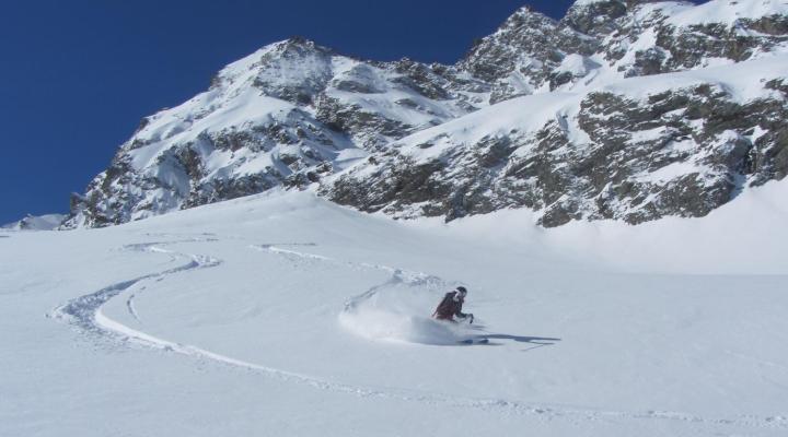 Ski hors piste aux Arcs