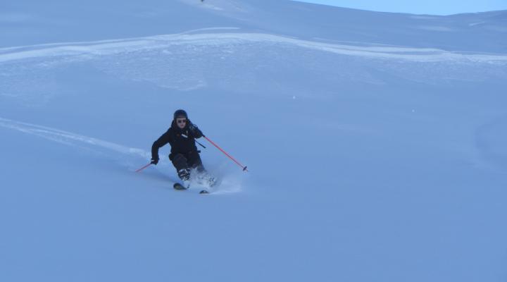 Hors piste au départ des Arcs