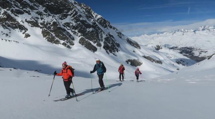 Remontée vers le col de la Gurraz