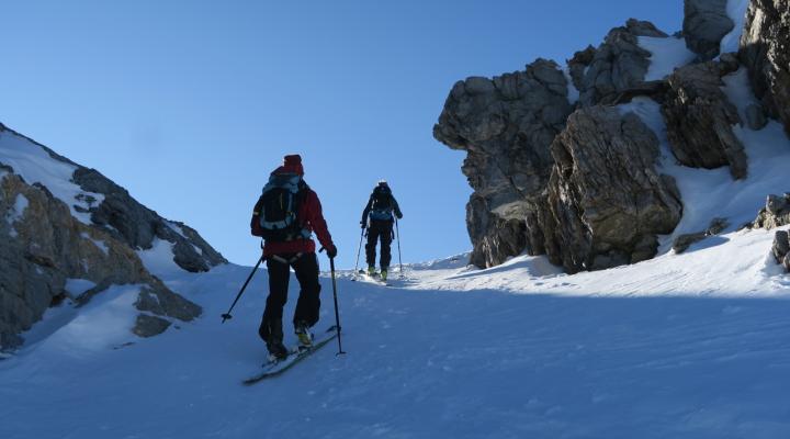 En arivant au sommet de la Pt de la Vallaisonnay