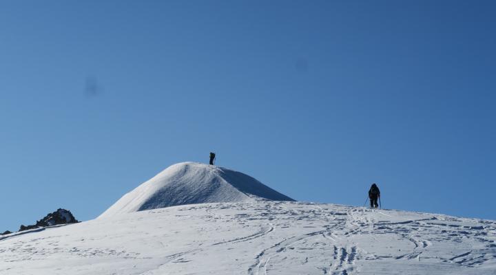 En arivant au sommet de la Pt de la Vallaisonnay
