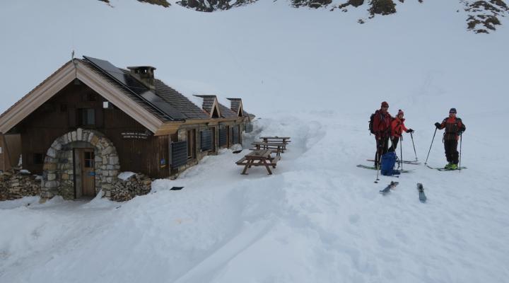 Départ le matin du refuge