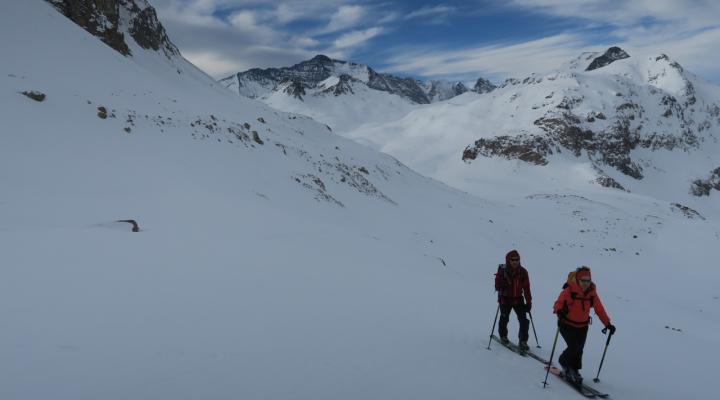 Montée vers le col de la Sachette