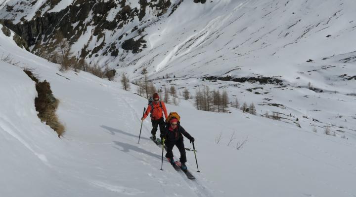 Vers l'Aiguille Motte