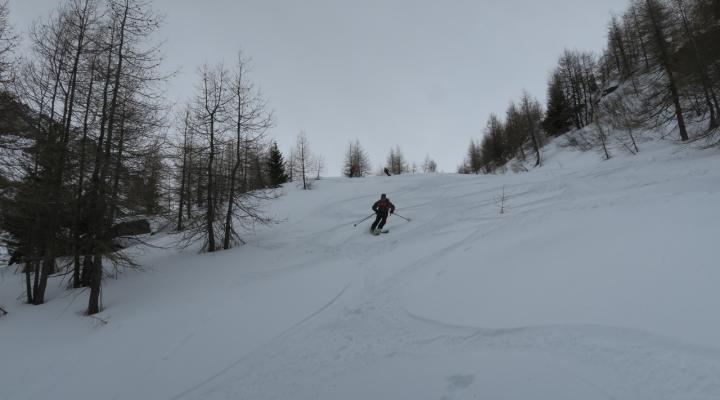 Vers l'Aiguille Motte