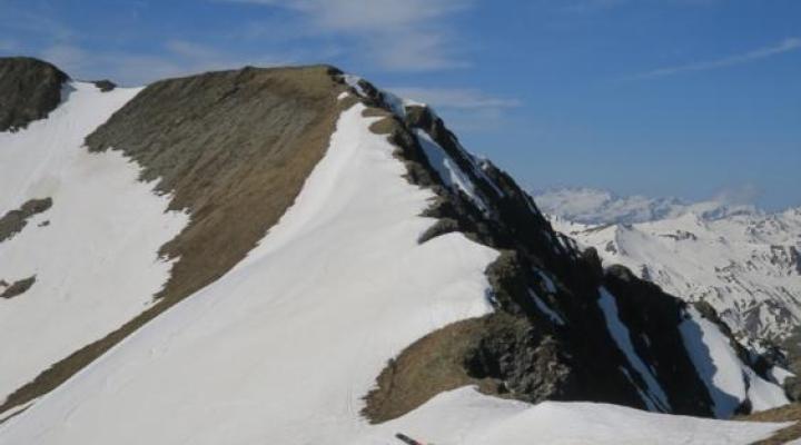 En arrivant vers le sommet