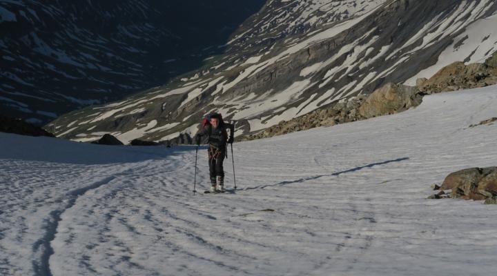 Montée au Dôme des Glaciers