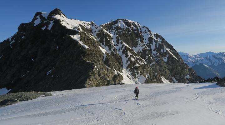 La montée au Mont Pourri