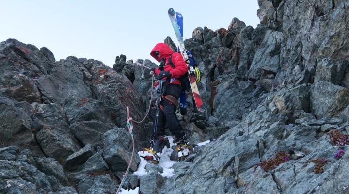 La montée au Mont Pourri