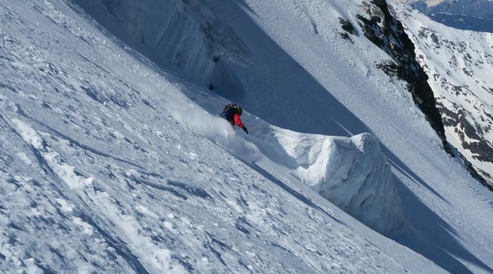 Les premières pentes