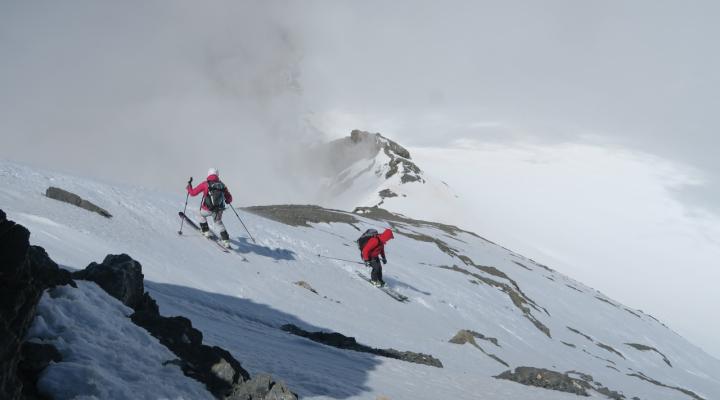 Début de la descente