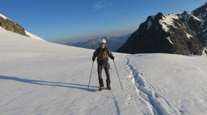 Au depart du Glacier