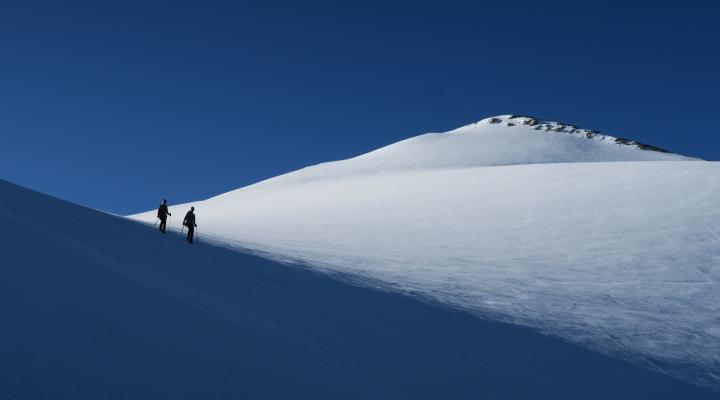 Au col sous le sommet