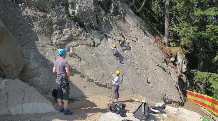 Escalade en famille