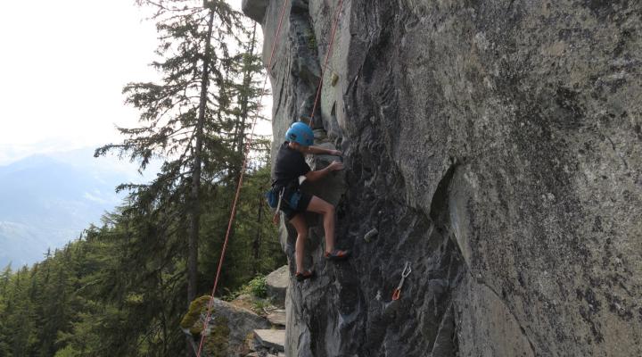 Escalade en famille