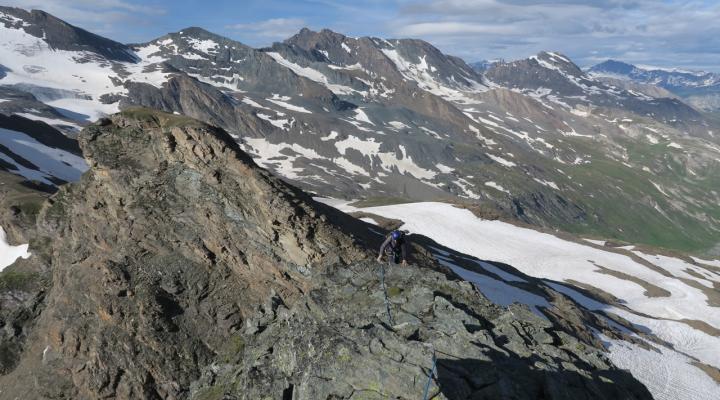 Sur l'arête sud de la Galise