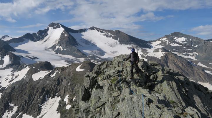 Sur l'arête sud de la Galise