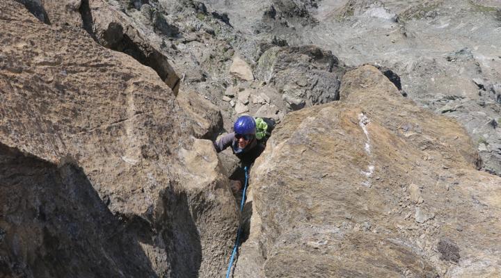 Sur l'arête sud de la Galise
