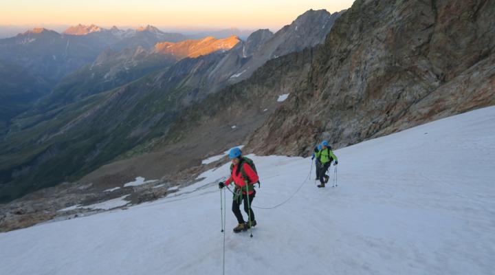 Sur le Glacier des Glaciers