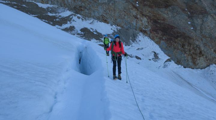 Sur le Glacier des Glaciers