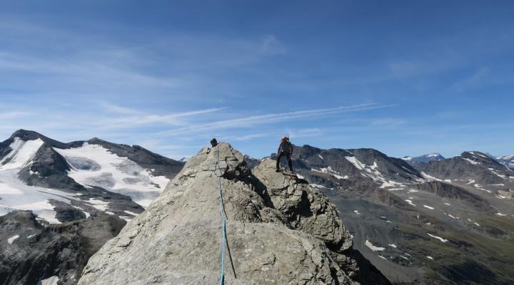 Sur l'arête sud de la Galise