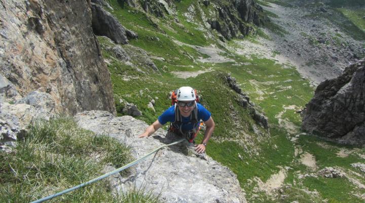 La Pierra Menta - voie Bérard Rigotti