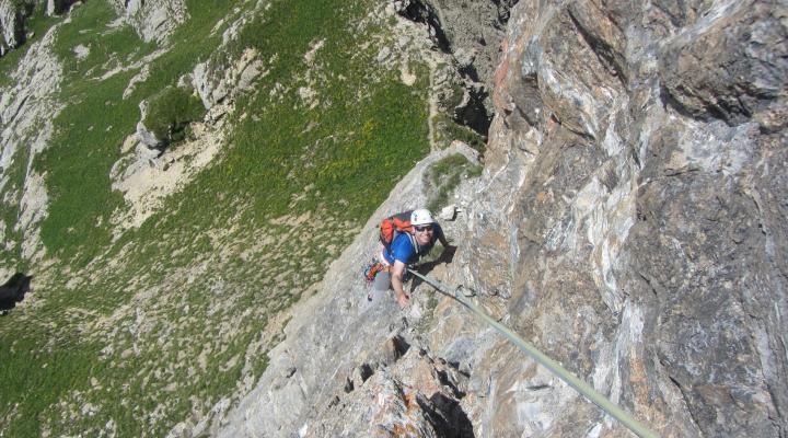 La Pierra Menta - voie Bérard Rigotti