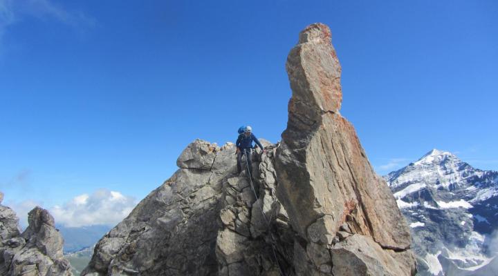 La Pointe de l'Aliet et la traversée des arêtes