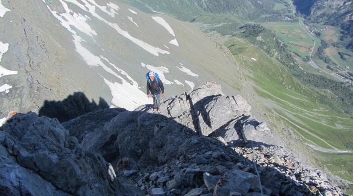 La Pointe de l'Aliet et la traversée des arêtes