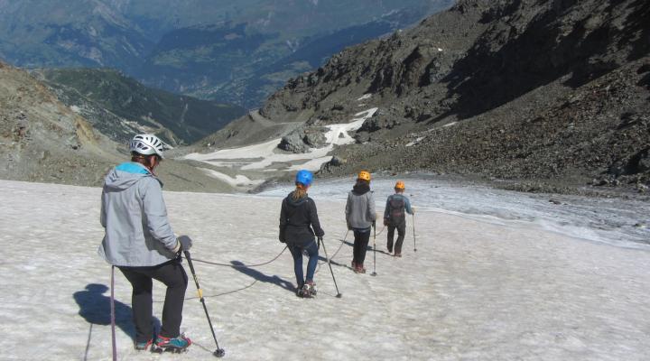 randonnée glaciaire Les Arcs Vallandry