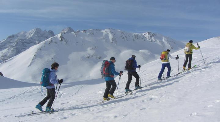 Ski de randonnée au départ de la Grave