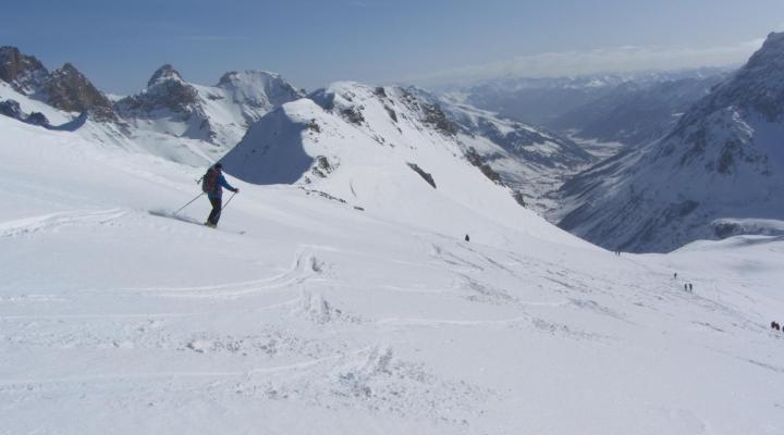 Ski de randonnée au départ de la Grave
