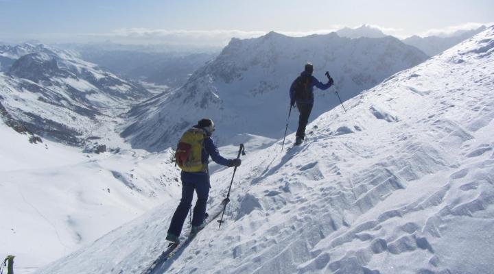 Ski de randonnée au départ de la Grave