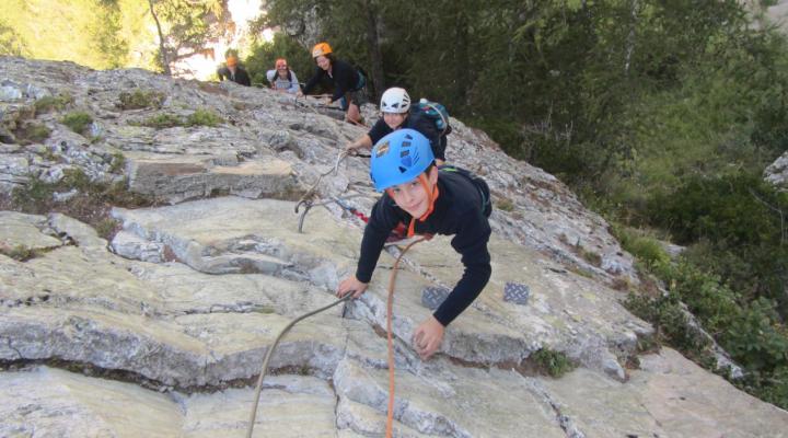 La via ferrata des Bettières à Peisey Vallandry