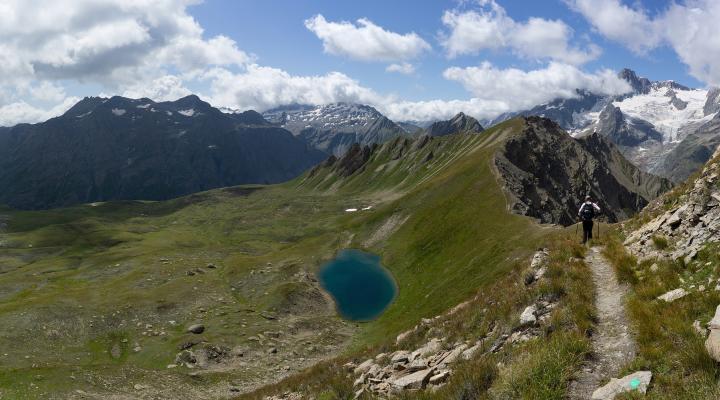 En direction du vallon de Chavannes qui nous ramènera à la voiture.