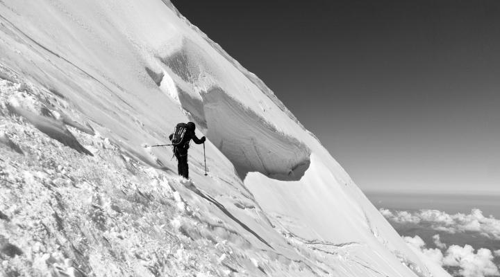 Début de la descente