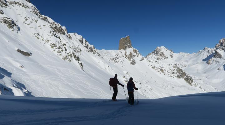 Vue sur Pierra Menta
