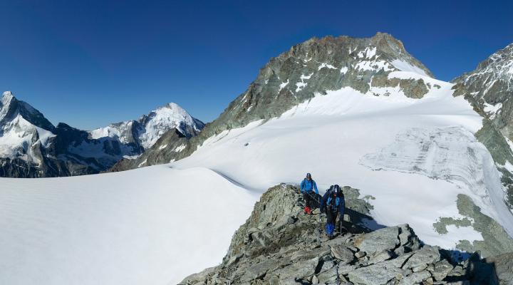 En direction du Mont Durand par l'arête ouest...