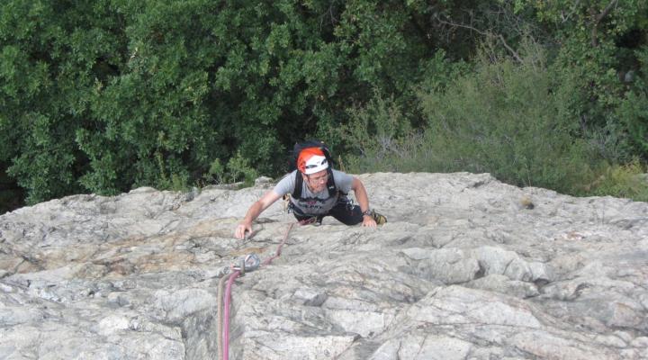 Escalade en Vanoise. La voie des Lépreux falaise de Pontamafrey