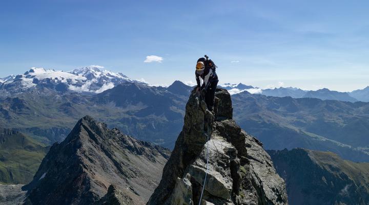 Près du sommet, un très beau passage aérien 
