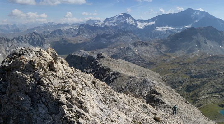 La suite en direction du Mont Blanc de Peisey