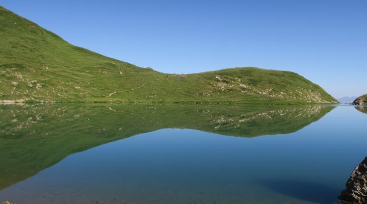 Le lac d'Amour sur l'approche