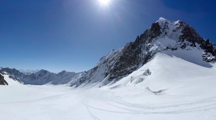 Début du glacier : juste grandiose et on s'en met plein les mirettes!!